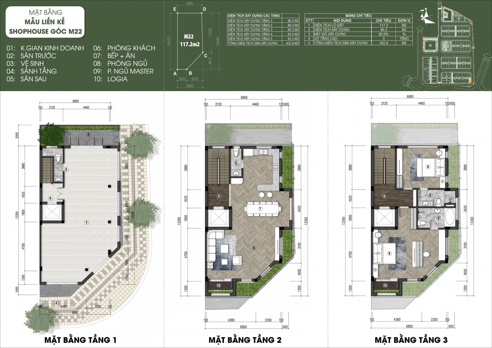 thiết kế shophouse mẫu M22 - Green Little Town thiết kế shophouse mẫu M22 - Green Little Town