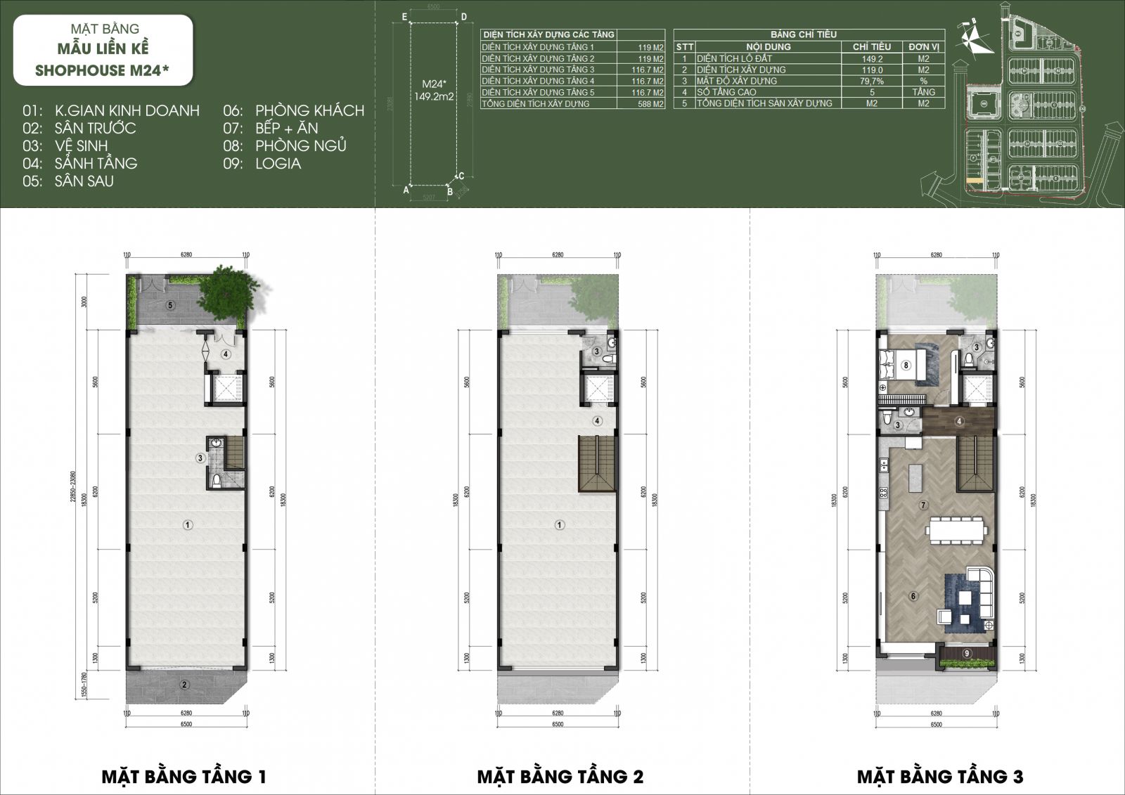 thiết kế shophouse mẫu M24 - Green Little Town thiết kế shophouse mẫu M24Pa - Green Little Town