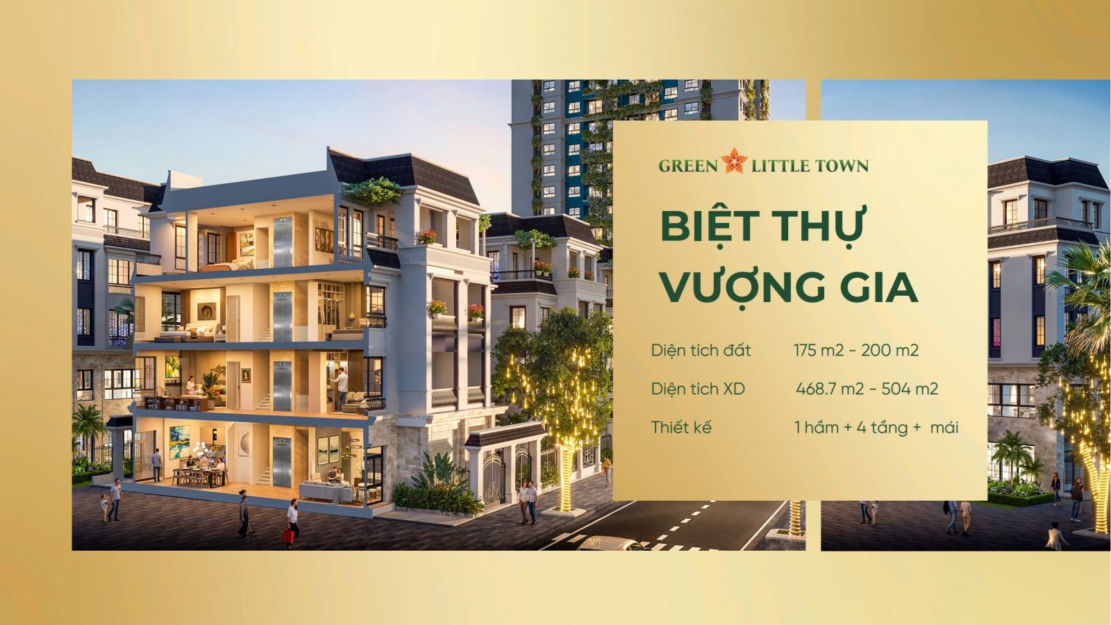 căn mẫu biệt thự green little town