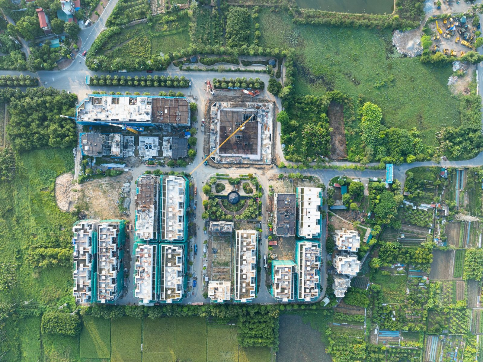 Cập nhật tiến độ thi công dự án Green Little Town tháng 10/2025